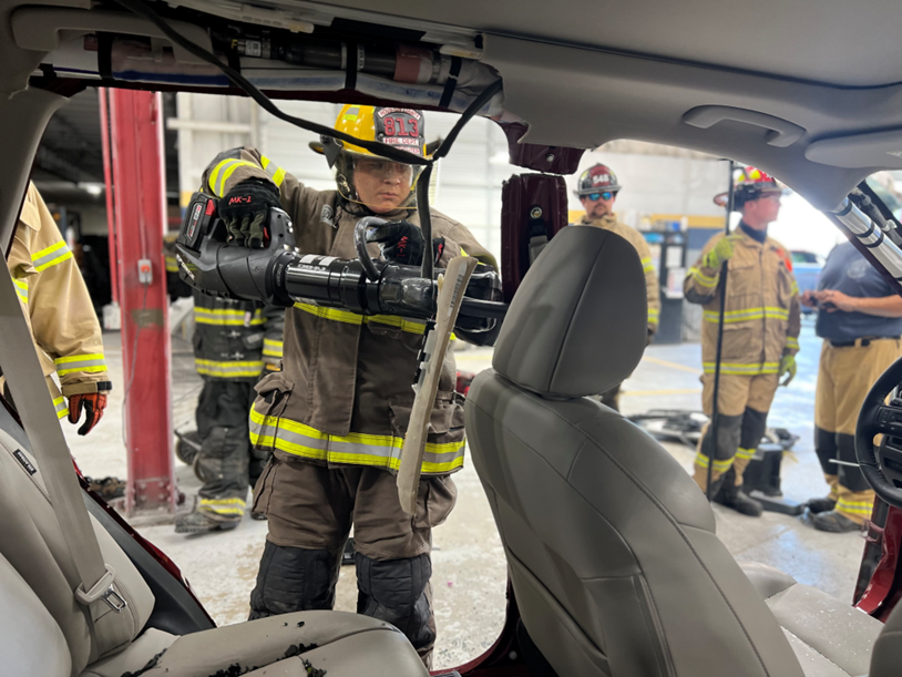hands-on demonstration of the latest techniques in emergency vehicle extrication for first responders in Nashville, TN
