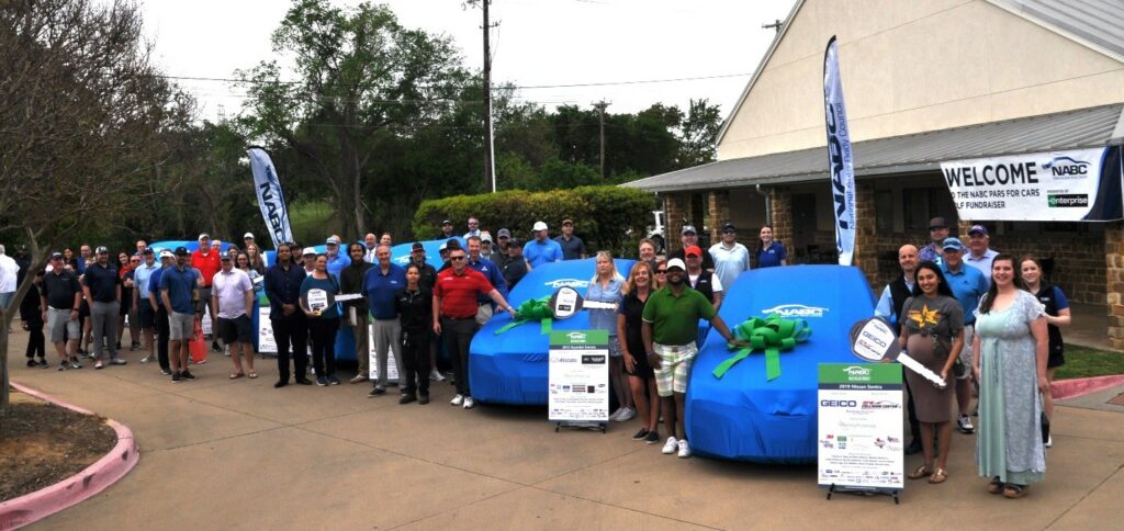 Recipients of NABC Recycled Rides Program vehicles at Texas Star Golf Course in Dallas