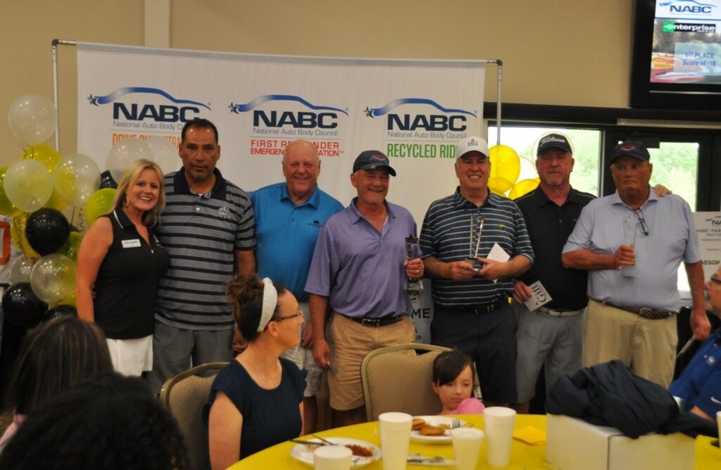 group photo of the Winners of the NABC® Lone Star Pars for Cars Golf Fundraiser presented by Enterprise 